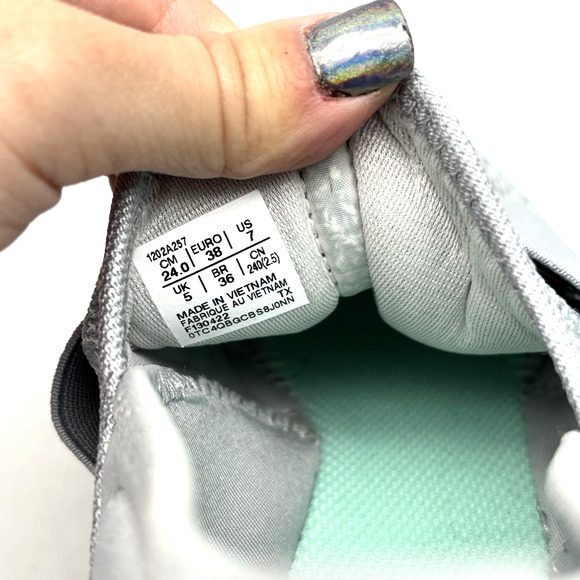 NEW Asics Quantum Lyte Piedmont Gray Slip On Lightweight Sneakers Size 7 - Picture 9 of 14